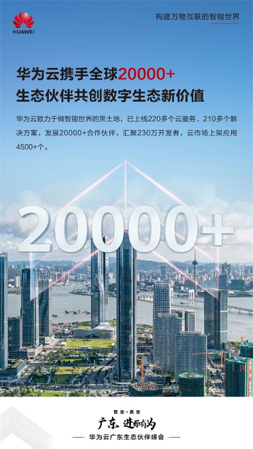 以技术 智变 创产业 质变 华为云广东生态伙伴峰会即将召开